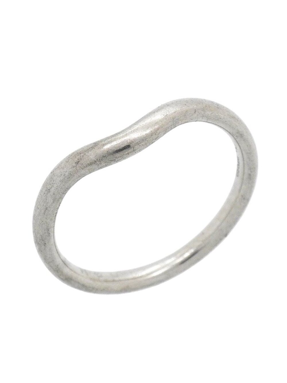 Tiffany & Co Ring Curved Band Platinum